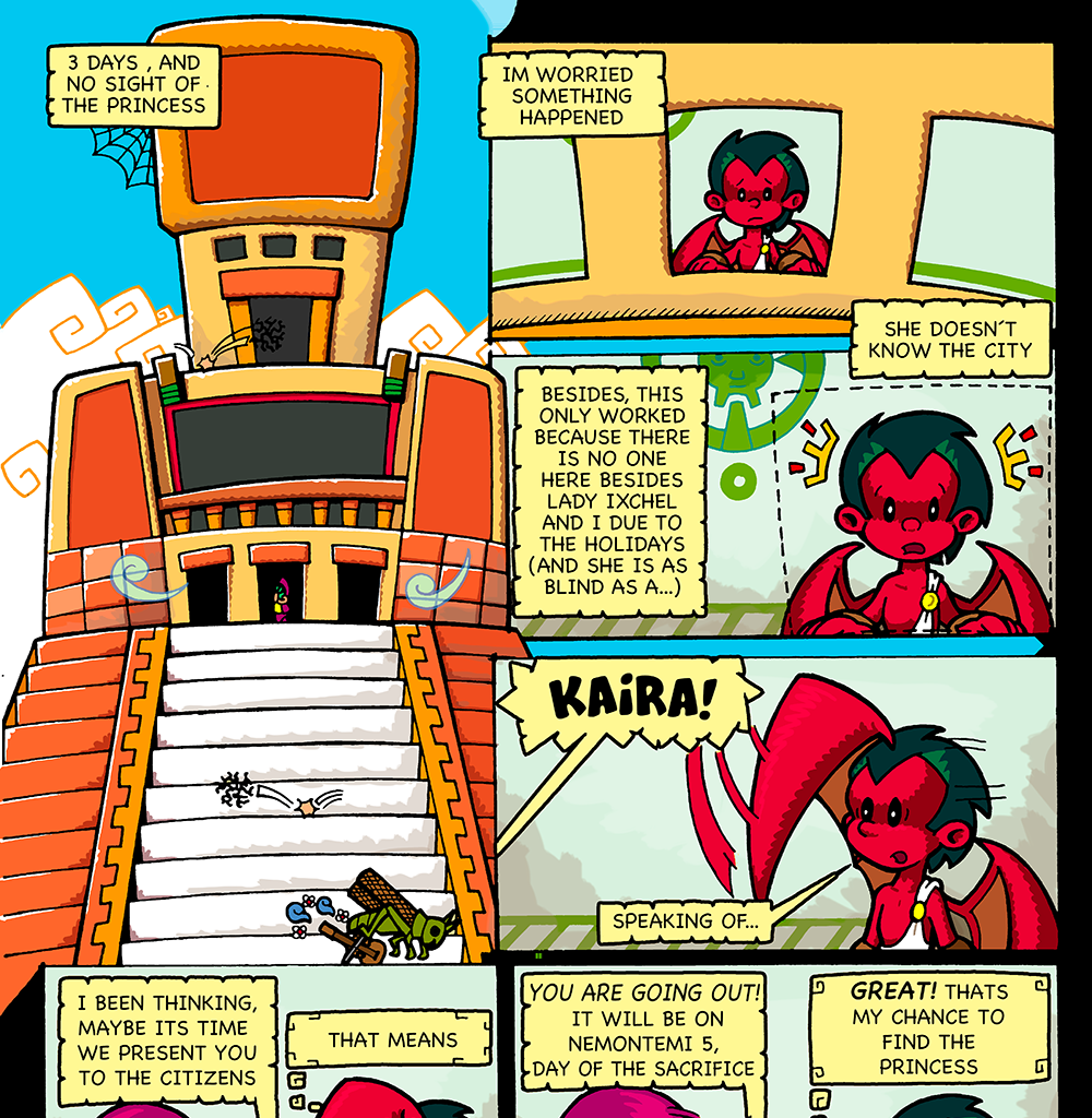 Macoatl - Episode 12, Page 1: 5 Days of nemontemi 12